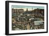 Elk Street Market, Buffalo-null-Framed Art Print