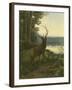 Elk-Oliver Kemp-Framed Art Print