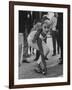 Elke Sommer Playing Petanque at the Cannes Film Festival-Paul Schutzer-Framed Premium Photographic Print