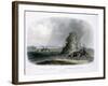 Elkhorn Pyramid, Upper Missouri, Travels in the Interior of North America, c.1843-Karl Bodmer-Framed Giclee Print