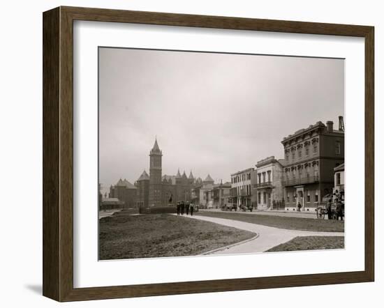 Elks Place, New Orleans, La.-null-Framed Photo