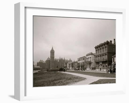 Elks Place, New Orleans, La.-null-Framed Photo