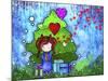 Ella 02 under Tree Xmas-Asmaa’ Murad-Mounted Giclee Print