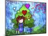 Ella 02 under Tree Xmas-Asmaa’ Murad-Mounted Giclee Print