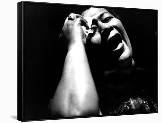 Ella Fitzgerald (1917-1996) American Jazz Singer C. 1960-null-Framed Stretched Canvas