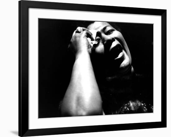 Ella Fitzgerald (1917-1996) American Jazz Singer C. 1960-null-Framed Photo