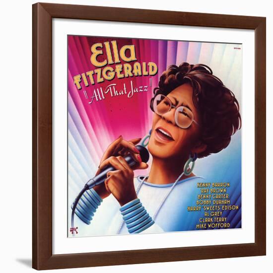 Ella Fitzgerald - All That Jazz-null-Framed Art Print