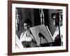 Ella Fitzgerald, American Jazz Singer with Louis Armstrong, Jazz Trumpet Player-null-Framed Photo