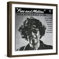 Ella Fitzgerald - Fine and Mellow-null-Framed Art Print