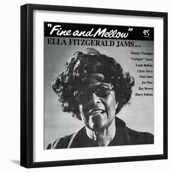 Ella Fitzgerald - Fine and Mellow-null-Framed Art Print