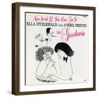 Ella Fitzgerald - Nice Work If You Can Get It-null-Framed Art Print