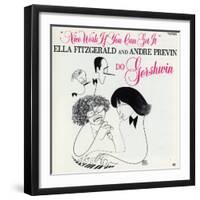 Ella Fitzgerald - Nice Work If You Can Get It-null-Framed Art Print