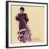 Ella Fitzgerald - The Concert Years-null-Framed Art Print