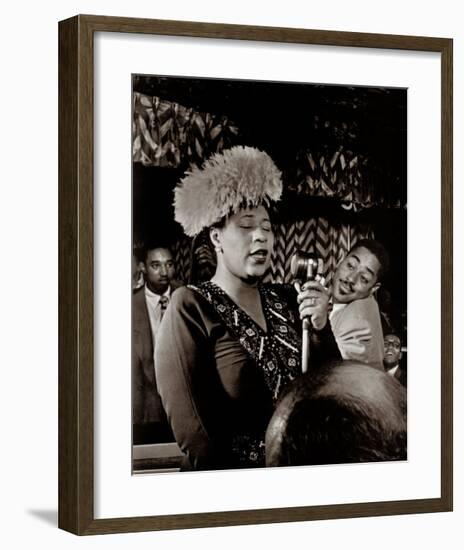 Ella Fitzgerald-William P^ Gottlieb-Framed Art Print