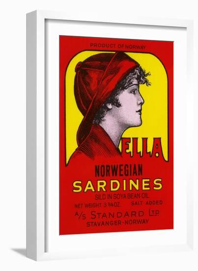 Ella Norwegian Sardines-null-Framed Art Print