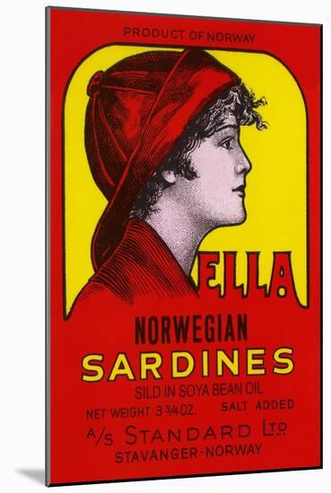 Ella Norwegian Sardines-null-Mounted Art Print