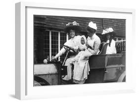 Ellaline Terriss, British Actress, with Her Daughter and Baby, C1906-null-Framed Giclee Print