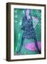 Elle #13, 2020 (Acrylic on Paper)-Sara Hayward-Framed Giclee Print