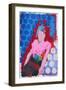 Elle #8, 2020 (Acrylic on Paper)-Sara Hayward-Framed Giclee Print