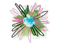 Pink Splash Flower-Elle Stewart-Art Print