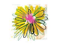 Lime Spash Flower-Elle Stewart-Art Print