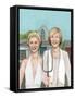 Ellen and Portia, 2008 (Acrylic on Illustration Board)-Anita Kunz-Framed Stretched Canvas