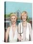 Ellen and Portia, 2008 (Acrylic on Illustration Board)-Anita Kunz-Stretched Canvas