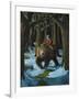 Ellen and the Bear-Jamin Still-Framed Giclee Print