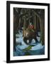 Ellen and the Bear-Jamin Still-Framed Giclee Print