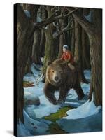 Ellen and the Bear-Jamin Still-Stretched Canvas