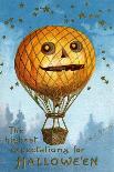 A Halloween Pumpkin Hot Air Balloon, 1909-Ellen Hattie Clapsaddle-Framed Stretched Canvas