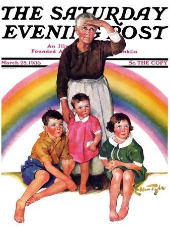 "Rainbow," Saturday Evening Post Cover, March 28, 1936