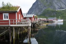 A ferry leaving the village of Utne on Hardanger Fjord, Vestlandet-Ellen Rooney-Photographic Print