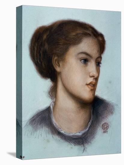 Ellen Smith, 1867-Dante Gabriel Rossetti-Stretched Canvas