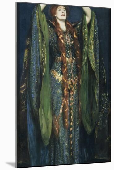 Ellen Terry as Lady Macbeth-John Singer Sargent-Mounted Giclee Print