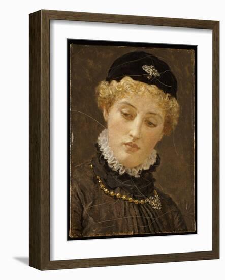 Ellen Terry as Portia in 'The Merchant of Venice', C.1885-Moore-Framed Giclee Print
