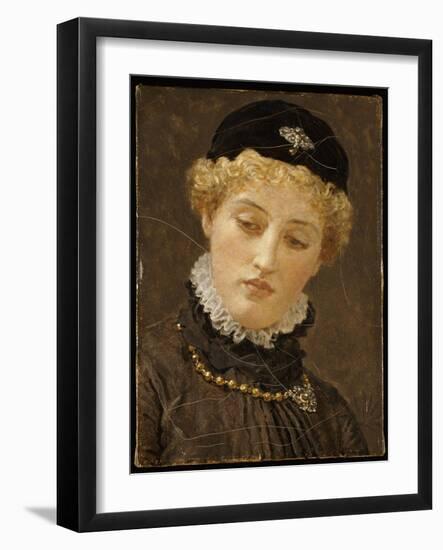 Ellen Terry as Portia in 'The Merchant of Venice', C.1885-Moore-Framed Giclee Print