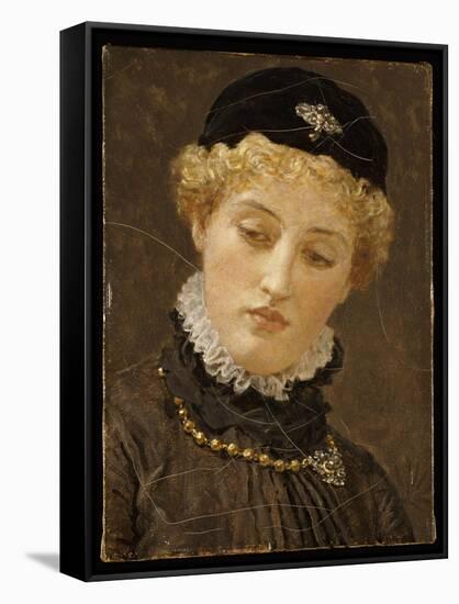 Ellen Terry as Portia in 'The Merchant of Venice', C.1885-Moore-Framed Stretched Canvas