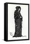 Ellen Terry as Rosamund De Clifford in a Production at the Lyceum Theatre, London, of the Poetic…-Aubrey Beardsley-Framed Stretched Canvas