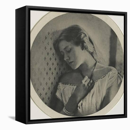 Ellen Terry, at the age of sixteen-Julia Margaret Cameron-Framed Stretched Canvas