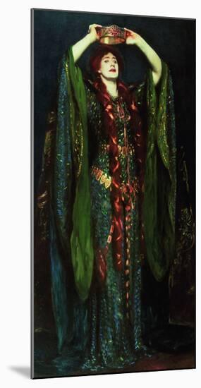 Ellen Terry in the Role of Lady MacBeth-John Singer Sargent-Mounted Giclee Print