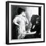 Ellen Terry Visiting Sarah Bernhardt in Her Dressing Room at the Royal English Opera House, C.1881-Sir Robert Ponsonby Staples-Framed Giclee Print