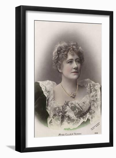 Ellen Terry, Window and G-null-Framed Photographic Print