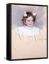 Ellen with Bows in Her Hair, Looking Right, 1899-Mary Cassatt-Framed Stretched Canvas