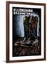 Ellensburg, Washington - Cowboy Boots - Scratchboard-Lantern Press-Framed Art Print