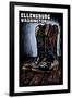 Ellensburg, Washington - Cowboy Boots - Scratchboard-Lantern Press-Framed Art Print