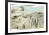 Elliot Glacier, Mt. Hood, Oregon-null-Framed Premium Giclee Print