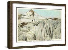 Elliot Glacier, Mt. Hood, Oregon-null-Framed Art Print