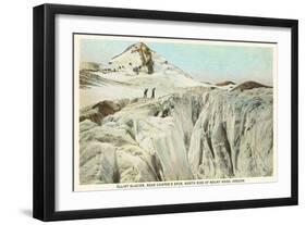 Elliot Glacier, Mt. Hood, Oregon-null-Framed Art Print