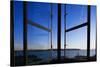 Elliott Bay from Pike Place Market Window-Paul Souders-Stretched Canvas